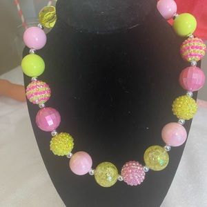 Beautiful bubblegum necklace- NEW for you!!